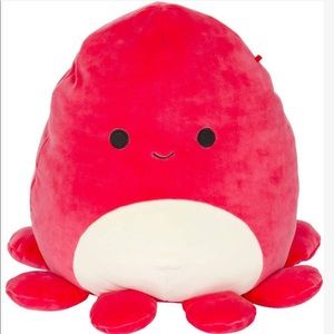 Red 12 in Octopus squishmallow